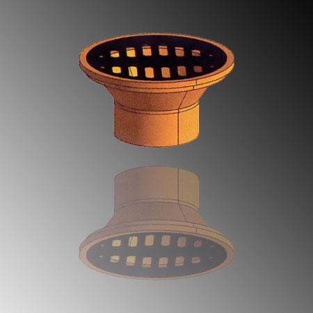 110 DIA ROUND HOPPER WITH GRID