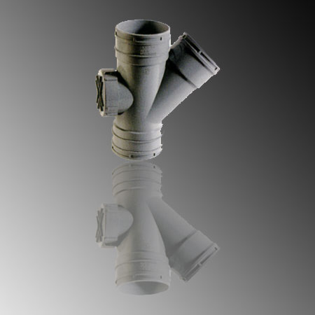 "Y" 45° Female/Female Access Opening